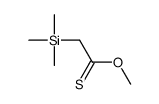 O-methyl 2-trimethylsilylethanethioate结构式
