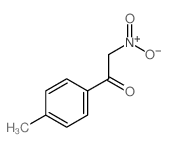 1-(4-methylphenyl)-2-nitro-ethanone结构式