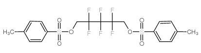 2,2,3,3,4,4-六氟戊烷-1,5-二基 双(4-甲基苯磺酸)结构式