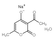 脱氢乙酸钠盐一水合物结构式