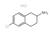 6-溴-1,2,3,4-四氢-萘-2-胺盐酸盐结构式