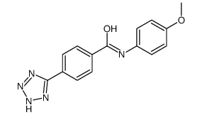 N-(4-methoxyphenyl)-4-(2H-tetrazol-5-yl)benzamide Structure