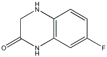 7-氟-3,4-二氢-2H-2(1H)-喹喔啉酮结构式