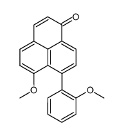 6-methoxy-7-(2-methoxyphenyl)-1H-phenalen-1-one Structure