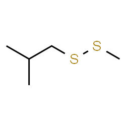 Disulfide, methyl 2-methylpropyl结构式