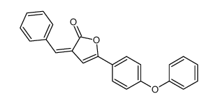3-benzylidene-5-(4-phenoxyphenyl)furan-2-one Structure