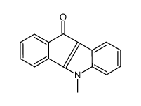 5-methylindeno[1,2-b]indol-10-one结构式
