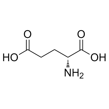 D(-)-Glutamic acid Structure