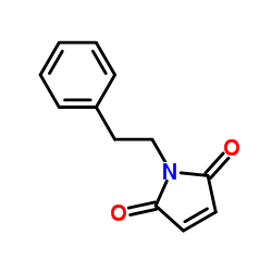 1-苯乙基吡咯-2,5-二酮结构式