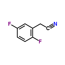 2,5-二氟苯乙腈结构式