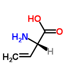 2-Amino-3-butenoic acid Structure