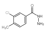 3-氯-4-甲基苯甲酰肼结构式