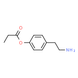 Phenol, 4-(2-aminoethyl)-, propanoate (ester) (9CI)结构式