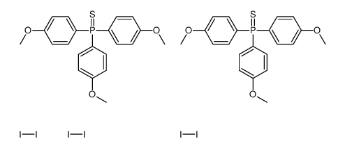 molecular iodine,tris(4-methoxyphenyl)-sulfanylidene-λ5-phosphane Structure