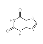 5,7-二羟基噻唑并[4,5-d]嘧啶结构式
