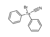 bromodiphenyl-l4-tellanecarbonitrile Structure
