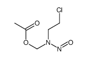 N-NITROSO-N-(ACETOXYMETHYL)-2-CHLOROETHYLAMINE structure