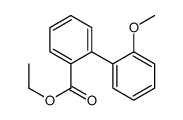 ethyl 2-(2-methoxyphenyl)benzoate Structure