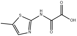 2-((5-甲基噻唑-2-基)氨基)-2-氧代乙酸结构式
