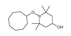 1-cyclooctyloxy-2,2,6,6-tetramethylpiperidin-4-ol结构式