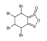 4,5,6,7-tetrabromo-4,5,6,7-tetrahydro-benzo[1,2,5]oxadiazole 1-oxide Structure