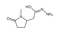 1-methyl-5-oxopyrrolidine-2-acetohydrazide结构式