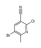 5-Bromo-2-chloro-6-Methylnicotinonitrile structure