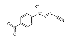 1-(p-nitrophenyl)-3-cyanotriazene potassium salt Structure