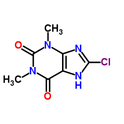 8-Chlorotheophyline Structure