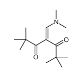 4-(dimethylaminomethylidene)-2,2,6,6-tetramethylheptane-3,5-dione结构式