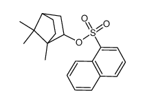 naphthalene-1-sulfonic acid bornyl ester结构式
