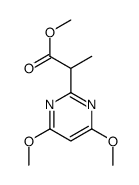 3-(4,6-DIMETHOXYPYRIMIDIN-2-YL)PROPANOIC ACID METHYL ESTER Structure