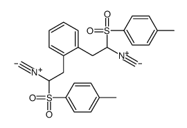 1,2-bis[2-isocyano-2-(4-methylphenyl)sulfonylethyl]benzene Structure