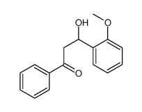 3-hydroxy-3-(2-methoxyphenyl)-1-phenylpropan-1-one结构式