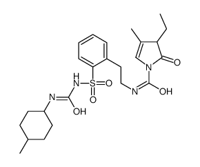 3-ethyl-4-methyl-N-[2-[2-[(4-methylcyclohexyl)carbamoylsulfamoyl]phenyl]ethyl]-2-oxo-3H-pyrrole-1-carboxamide picture