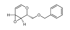 (1S,2R,6S)-2-((benzyloxy)methyl)-3,7-dioxabicyclo[4.1.0]hept-4-ene结构式