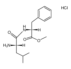 N-L-leucyl-D-phenylalanine methyl ester, hydrochloride Structure