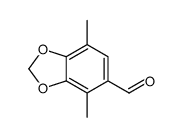 4,7-dimethyl-1,3-benzodioxole-5-carbaldehyde Structure