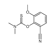 O-(2-cyano-6-methoxyphenyl) N,N-dimethylcarbamothioate Structure