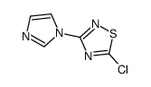 5-chloro-3-imidazol-1-yl-1,2,4-thiadiazole结构式