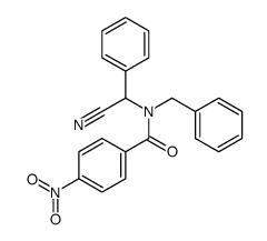 N-benzyl-N-[cyano(phenyl)methyl]-4-nitrobenzamide Structure