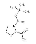 N-BOC-(S)-THIAZOLIDINE-2-CARBOXYLIC ACID Structure