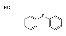 methyl(diphenyl)phosphane,hydrochloride结构式