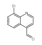 8-溴喹啉-4-甲醛结构式