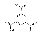 3-氨基羰基-5-硝基苯甲酸结构式