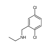 N-[(2,5-dichlorophenyl)methyl]ethanamine Structure