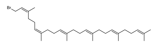 (2Z,6Z,10E,14E,18E)-1-Bromo-3,7,11,15,19,23-hexamethyl-tetracosa-2,6,10,14,18,22-hexaene Structure