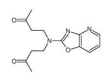 4-[[1,3]oxazolo[4,5-b]pyridin-2-yl(3-oxobutyl)amino]butan-2-one Structure