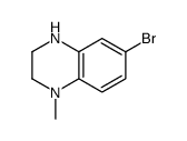 6-Bromo-1-methyl-1,2,3,4-tetrahydroquinoxaline Structure