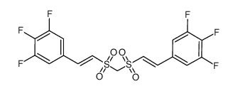 bis(trans-β-3,4,5-trifluoro-styrenesulfonyl)methane Structure